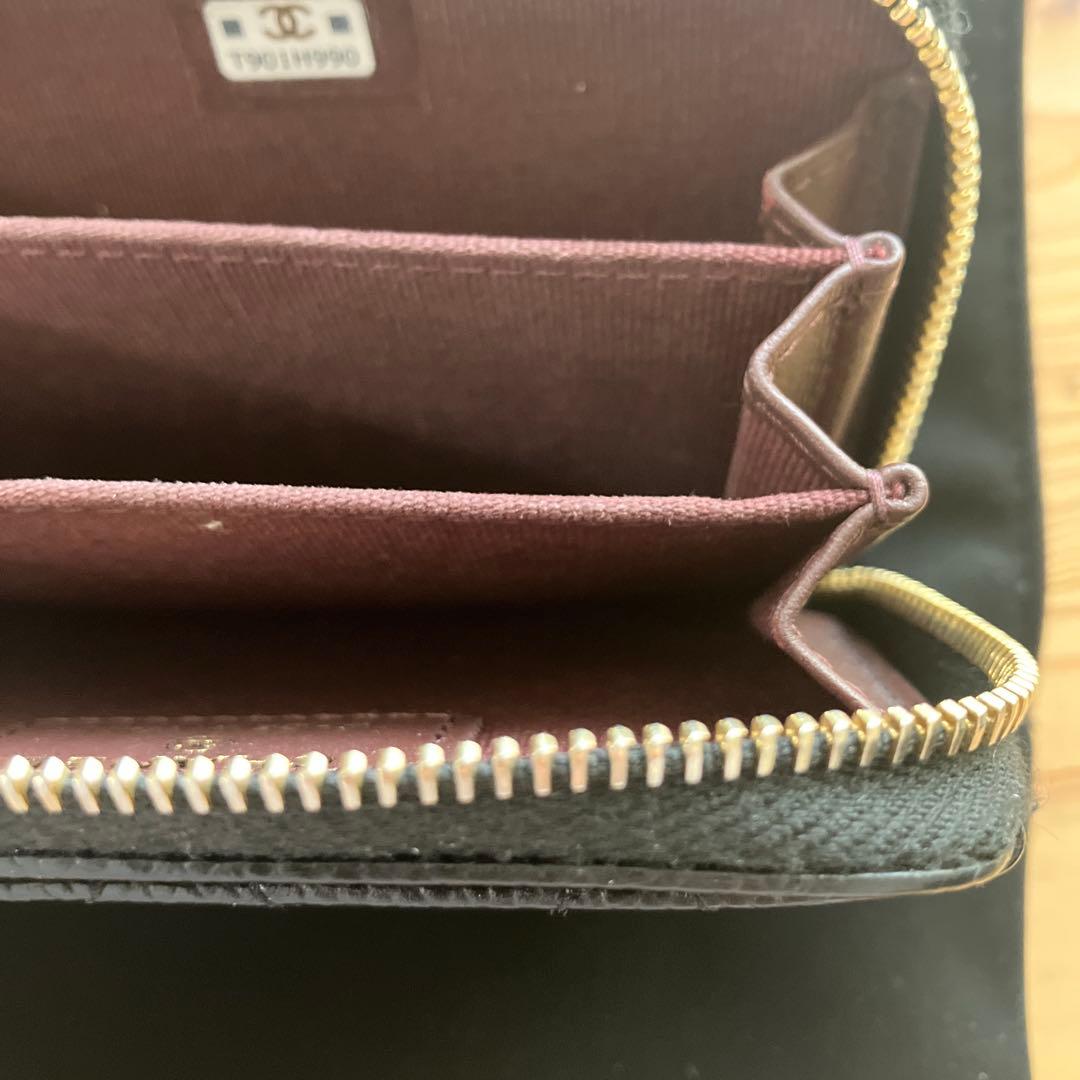 CHANEL ミニウォレット クラシックジップパース　マトラッセ
