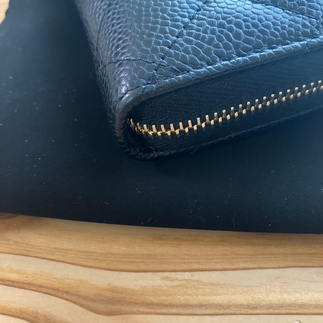 CHANEL ミニウォレット クラシックジップパース　マトラッセ