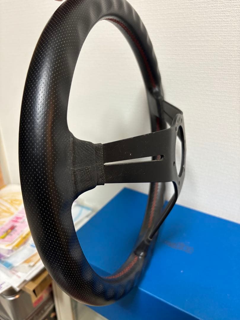 NARDI CLASSIC ブラックレザー＆ブラックスポークステアリング 本体