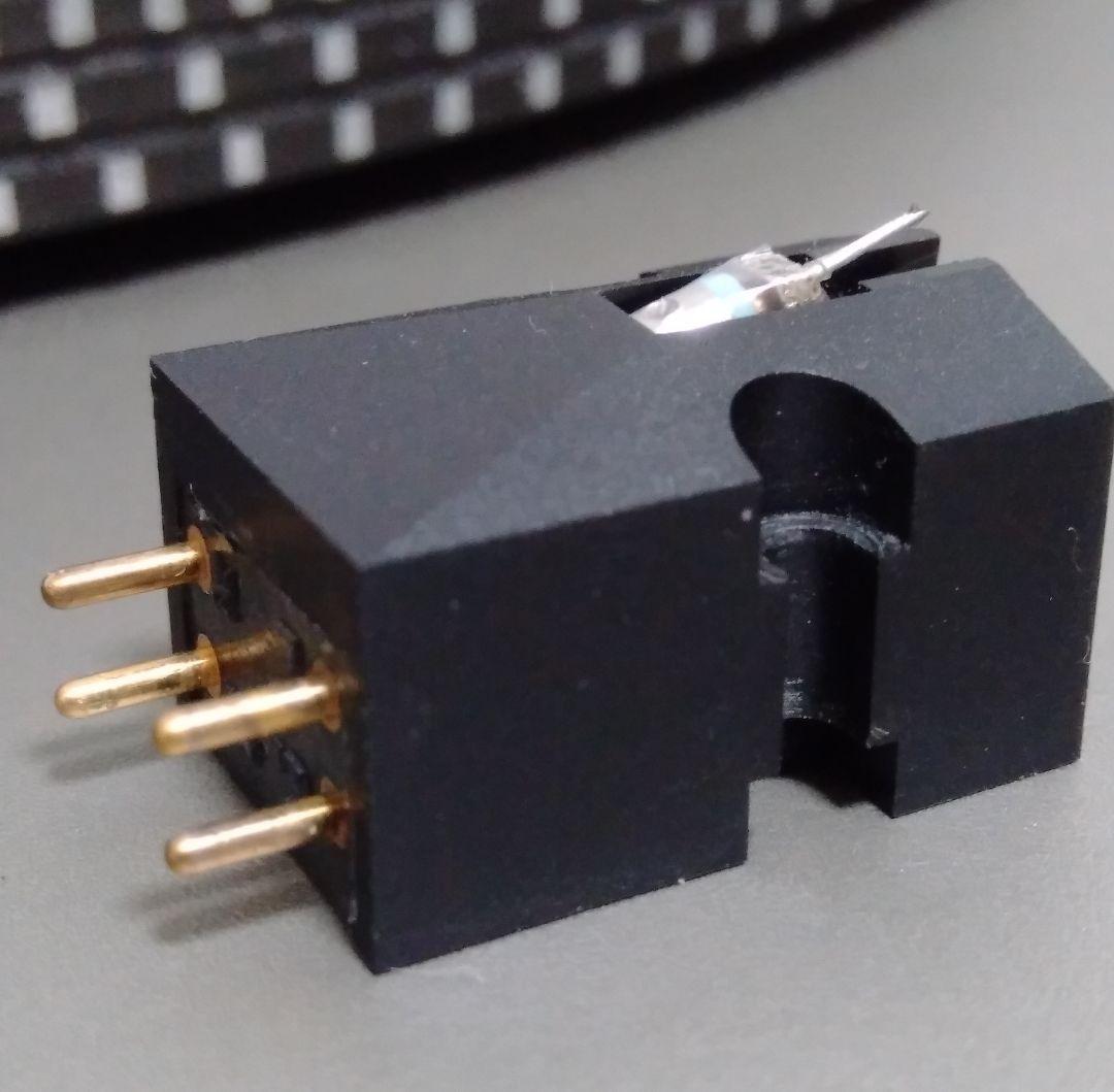 デノン MCカートリッジ DL-103 カンチレバー修復品 ヘッドシェルセット