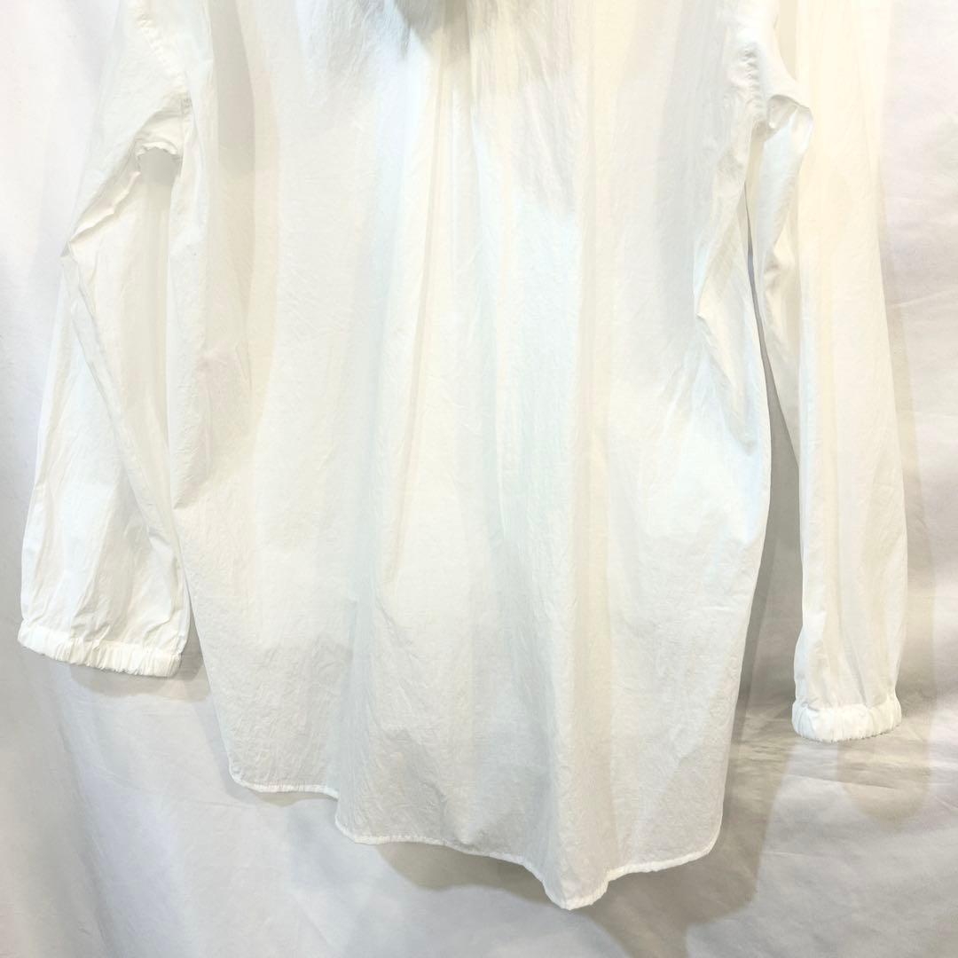 Prit エアリーコットン フードプルオーバーシャツ P81519