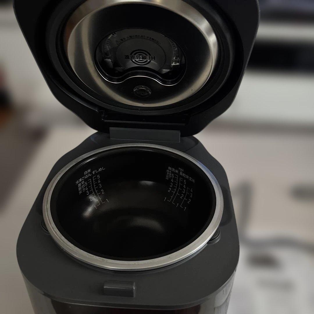 T-fal デジタル炊飯器 グレー5.5合炊き