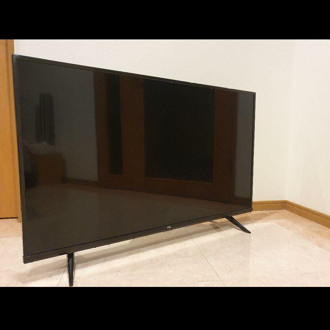 2022年製 4K放送対応 スマート液晶テレビ TCL 43P615 BLACK