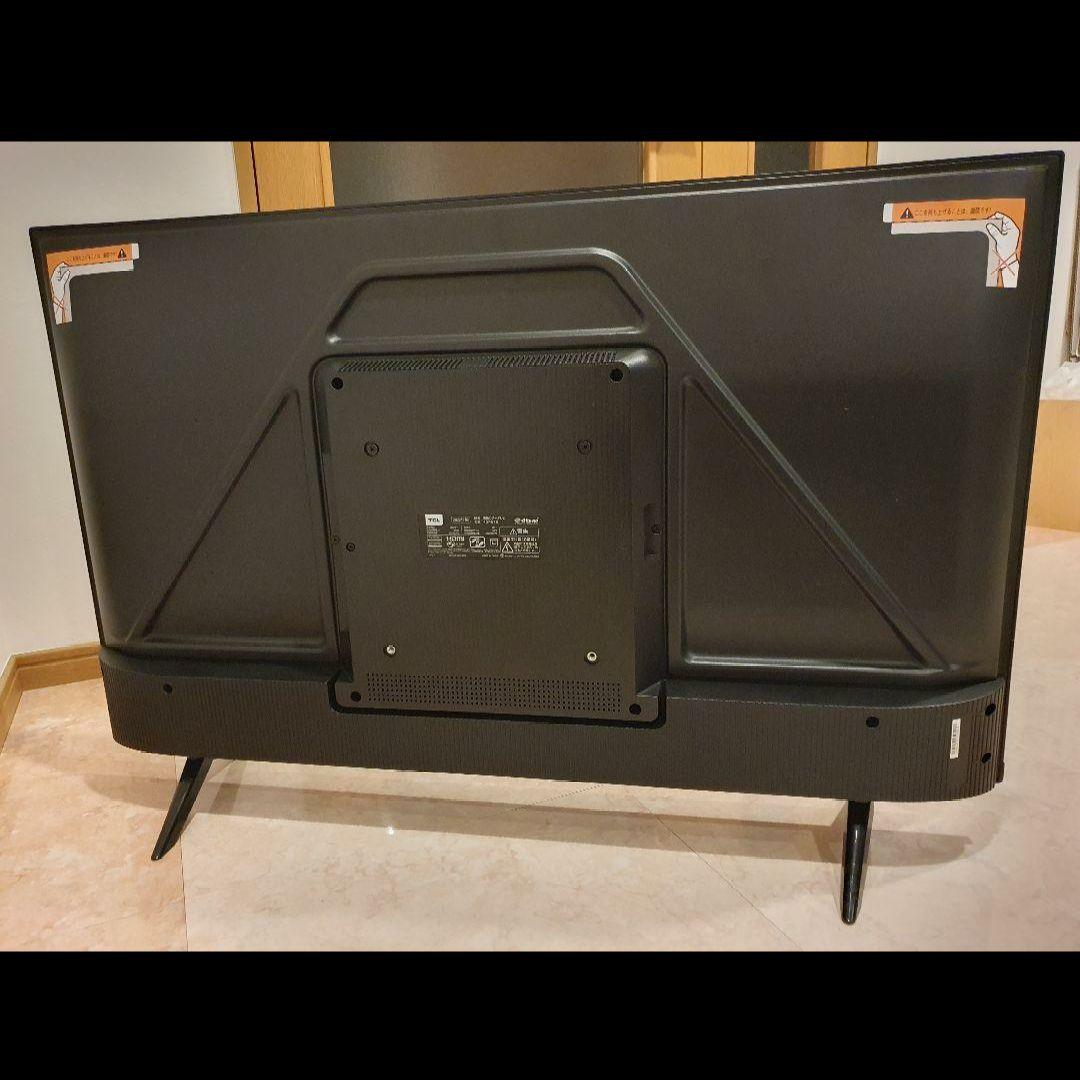 2022年製 4K放送対応 スマート液晶テレビ TCL 43P615 BLACK