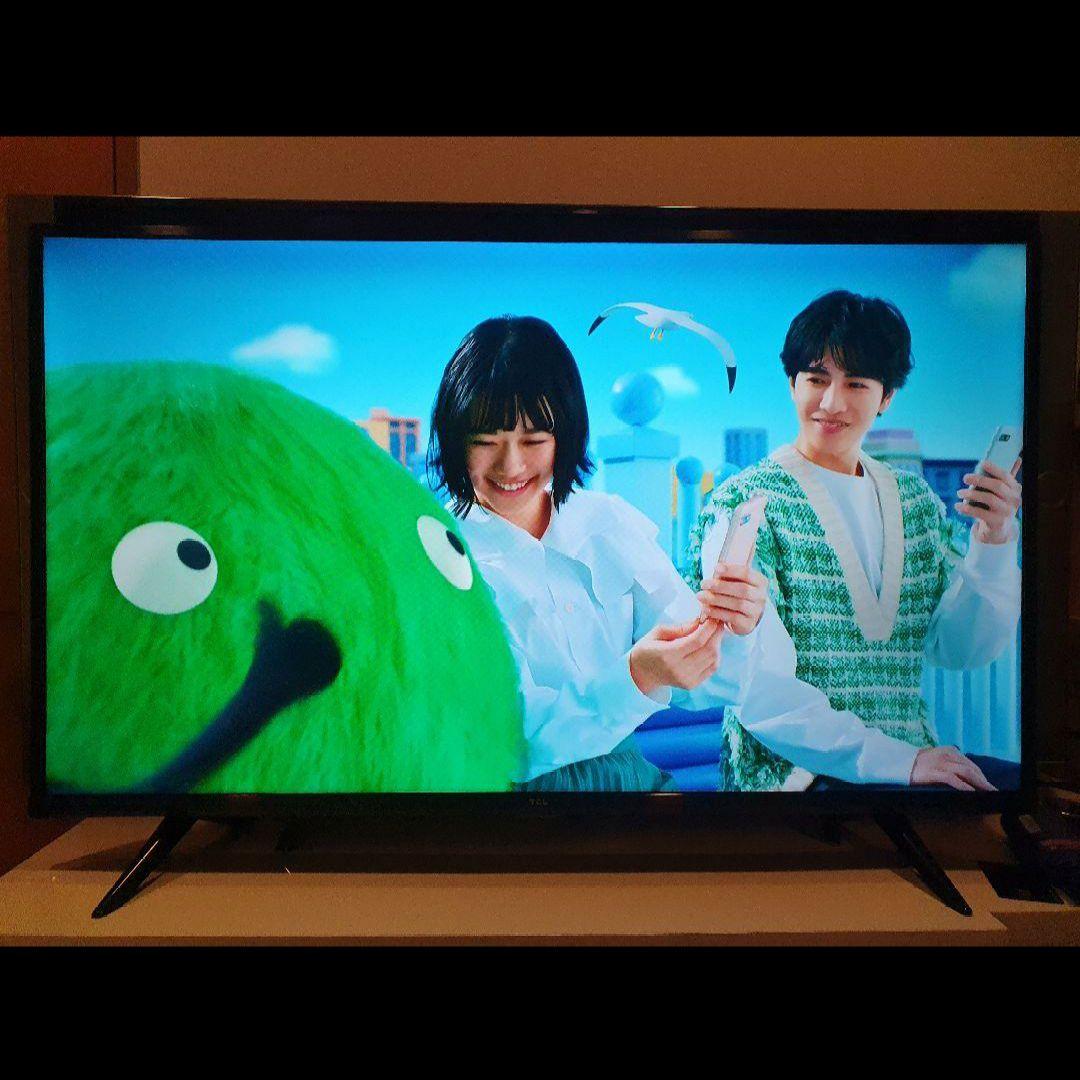 2022年製 4K放送対応 スマート液晶テレビ TCL 43P615 BLACK