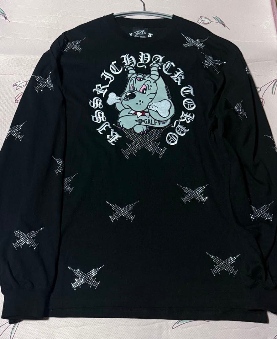 kry clothing GALFY　「ピカピカ注射器ロンT」 tシャツ