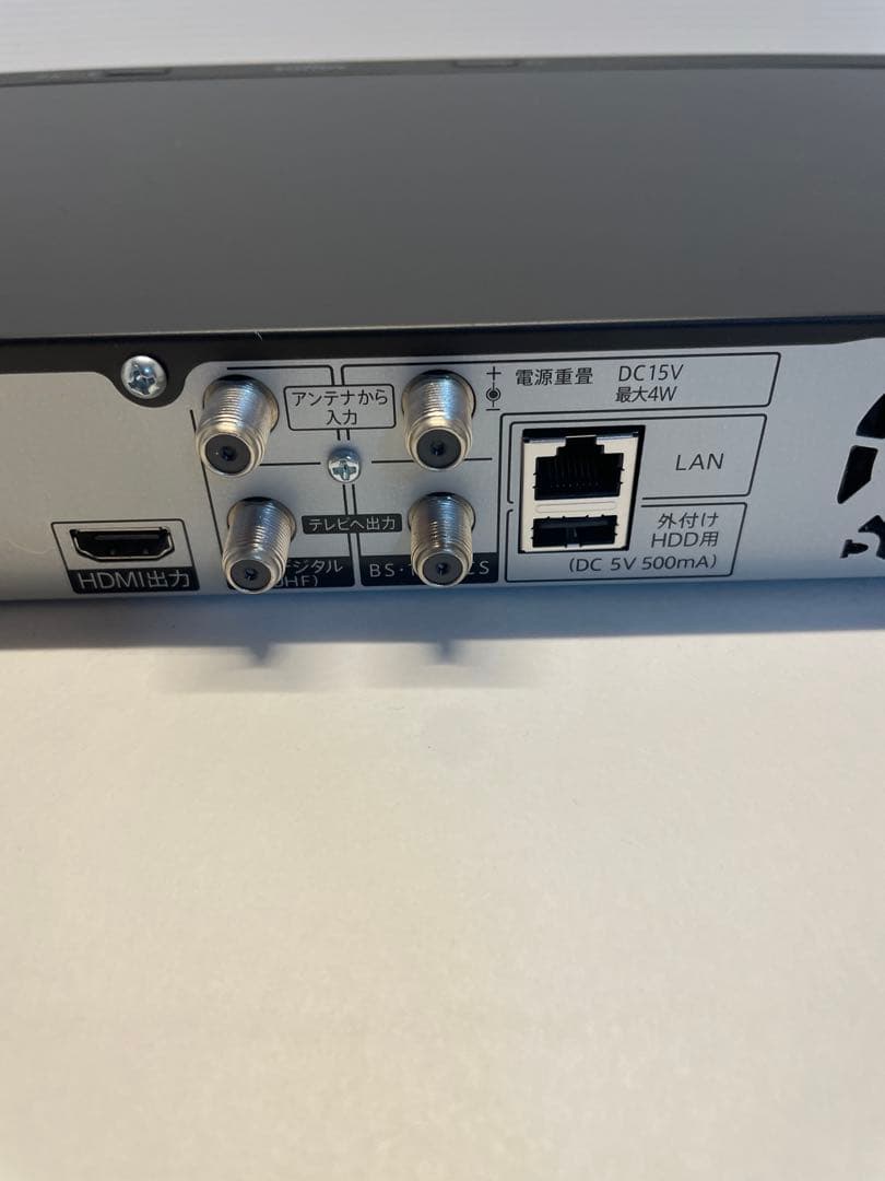 [美品] 2018年製 SHARP ブルーレイレコーダー BD-NS520