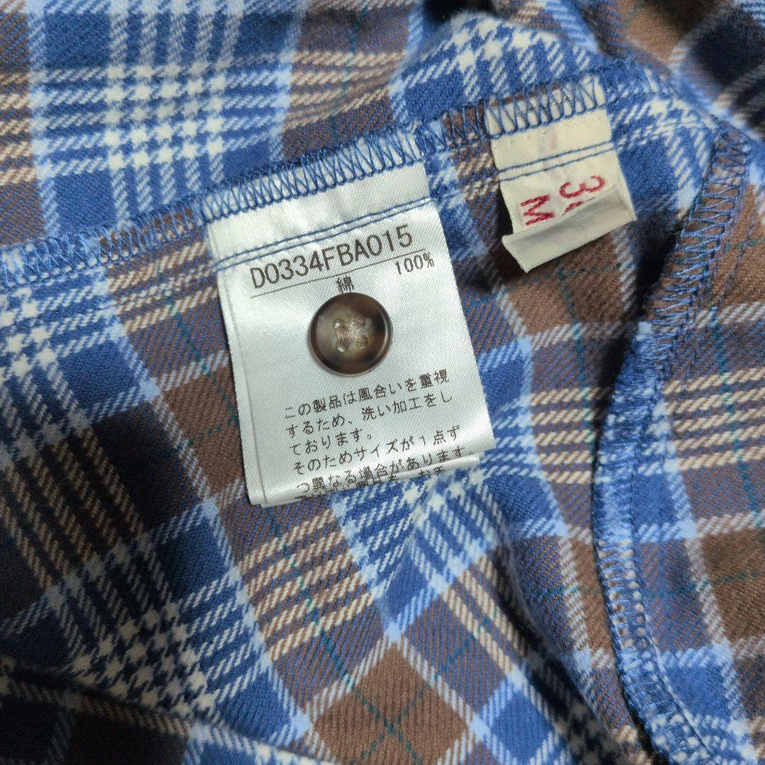 新品タグ付き❗️マドモアゼルノンノン 長袖 チェックネルシャツ　チュニック❣