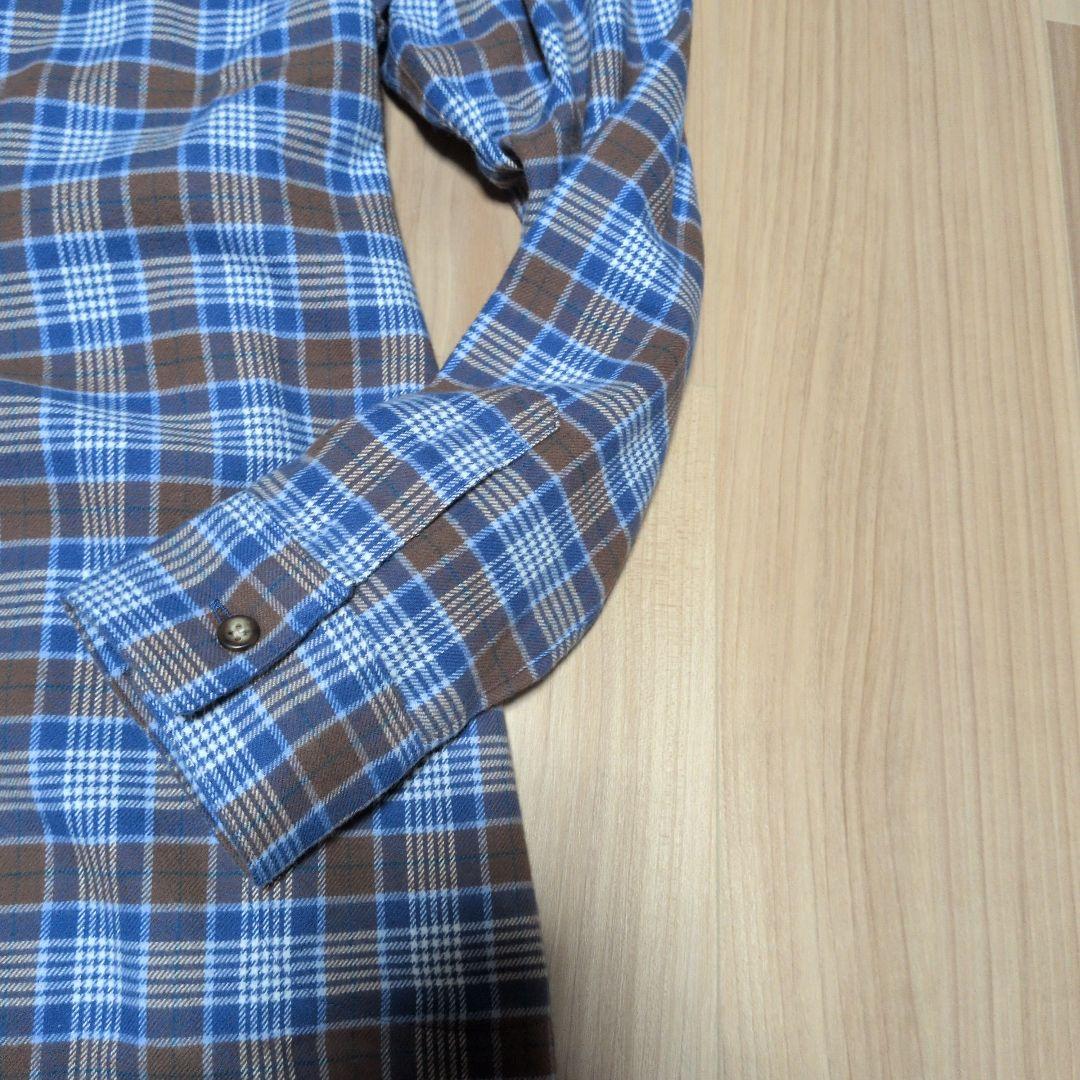 新品タグ付き❗️マドモアゼルノンノン 長袖 チェックネルシャツ　チュニック❣