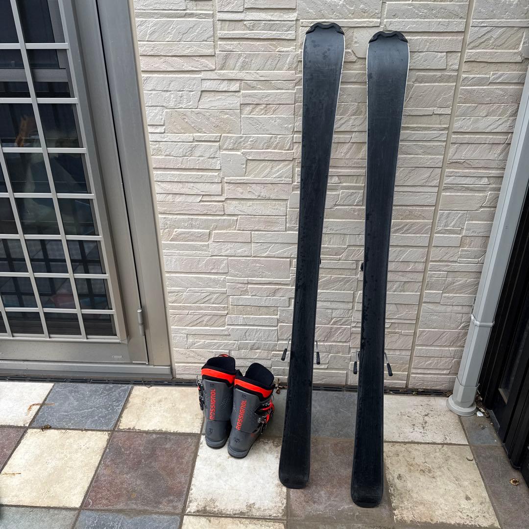 HEAD スキー板 137cm ROSSIGNOLブーツ　23.5cm セット