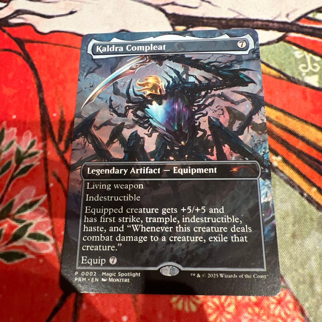 mtg カルドラの完成体　英語　ボーダーレス　プロモ