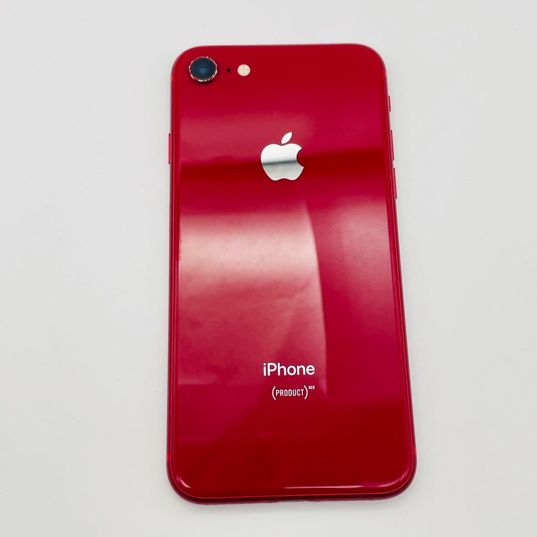 iPhone 8 64GB レッド SIMロック解除済 バッテリー新品