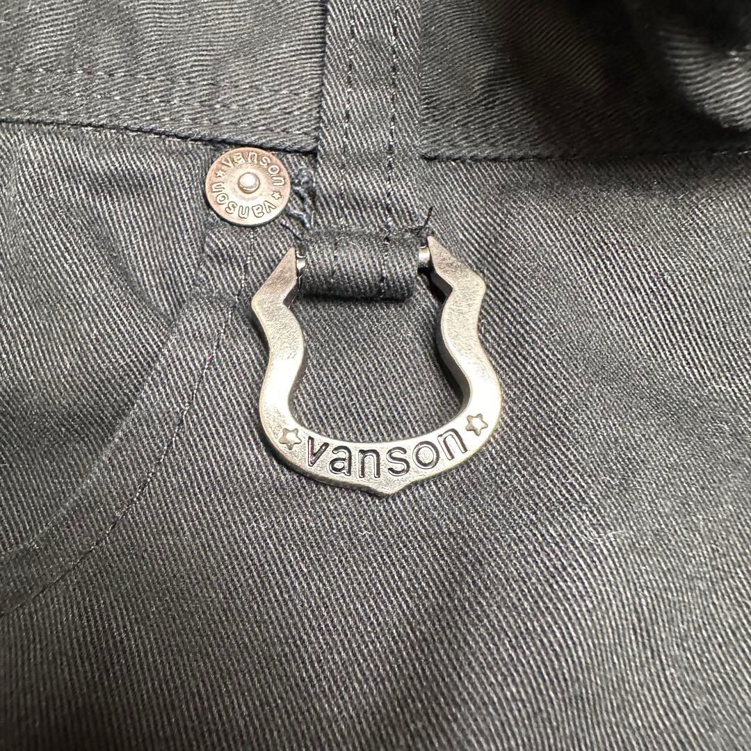 【美品】Vanson Leathers ブラックオーバーオール