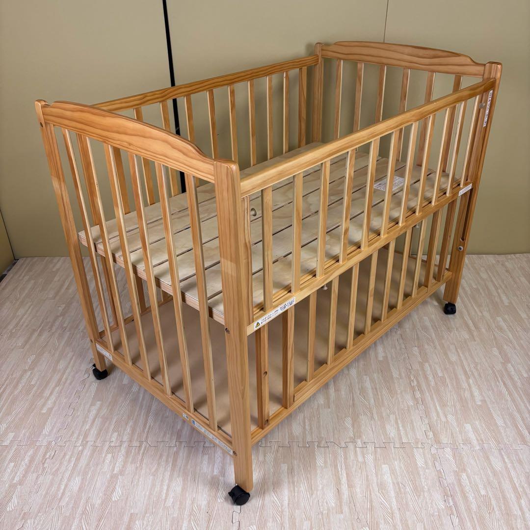 ☆除菌清掃済☆　☆美品☆　大和屋　ハイタイプ　すのこ床板　フロール　ナチュラル