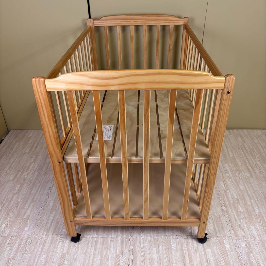 ☆除菌清掃済☆　☆美品☆　大和屋　ハイタイプ　すのこ床板　フロール　ナチュラル