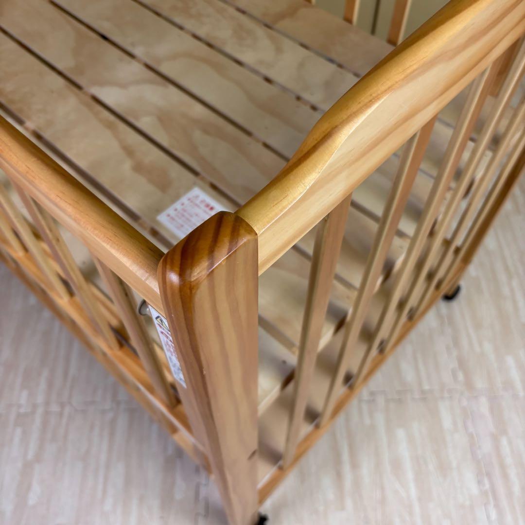 ☆除菌清掃済☆　☆美品☆　大和屋　ハイタイプ　すのこ床板　フロール　ナチュラル