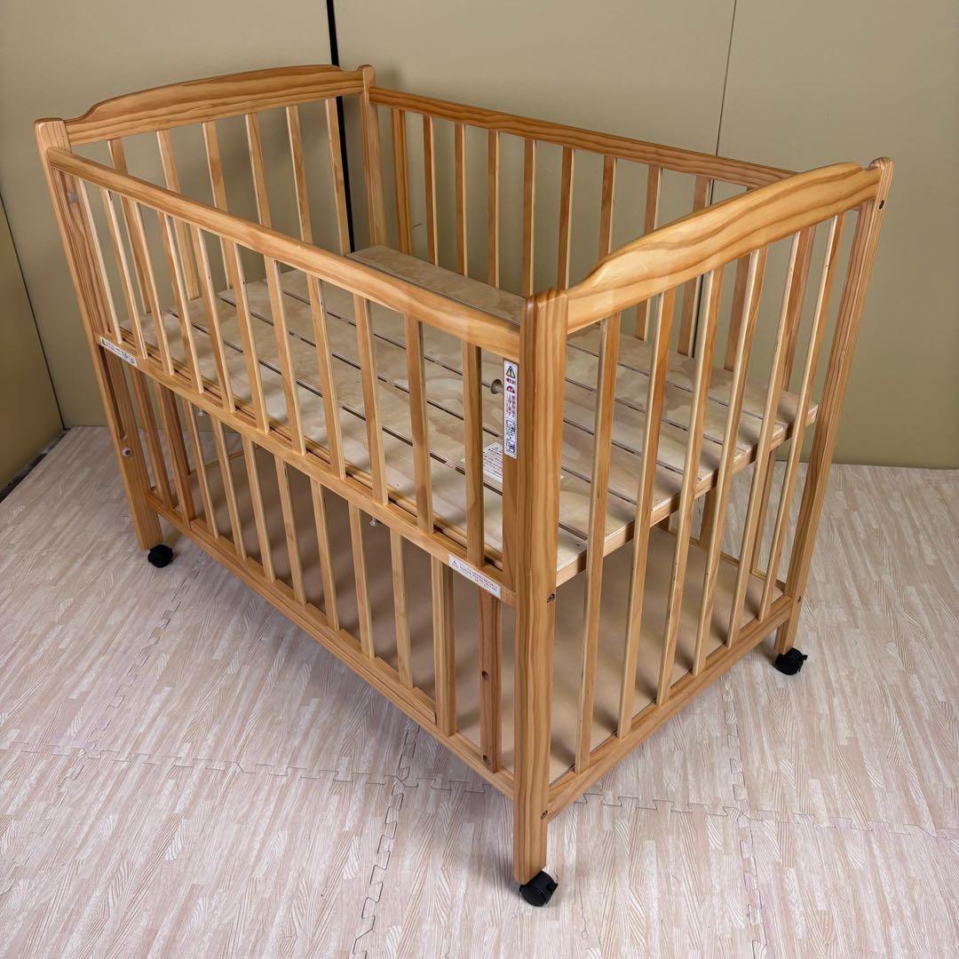 ☆除菌清掃済☆　☆美品☆　大和屋　ハイタイプ　すのこ床板　フロール　ナチュラル