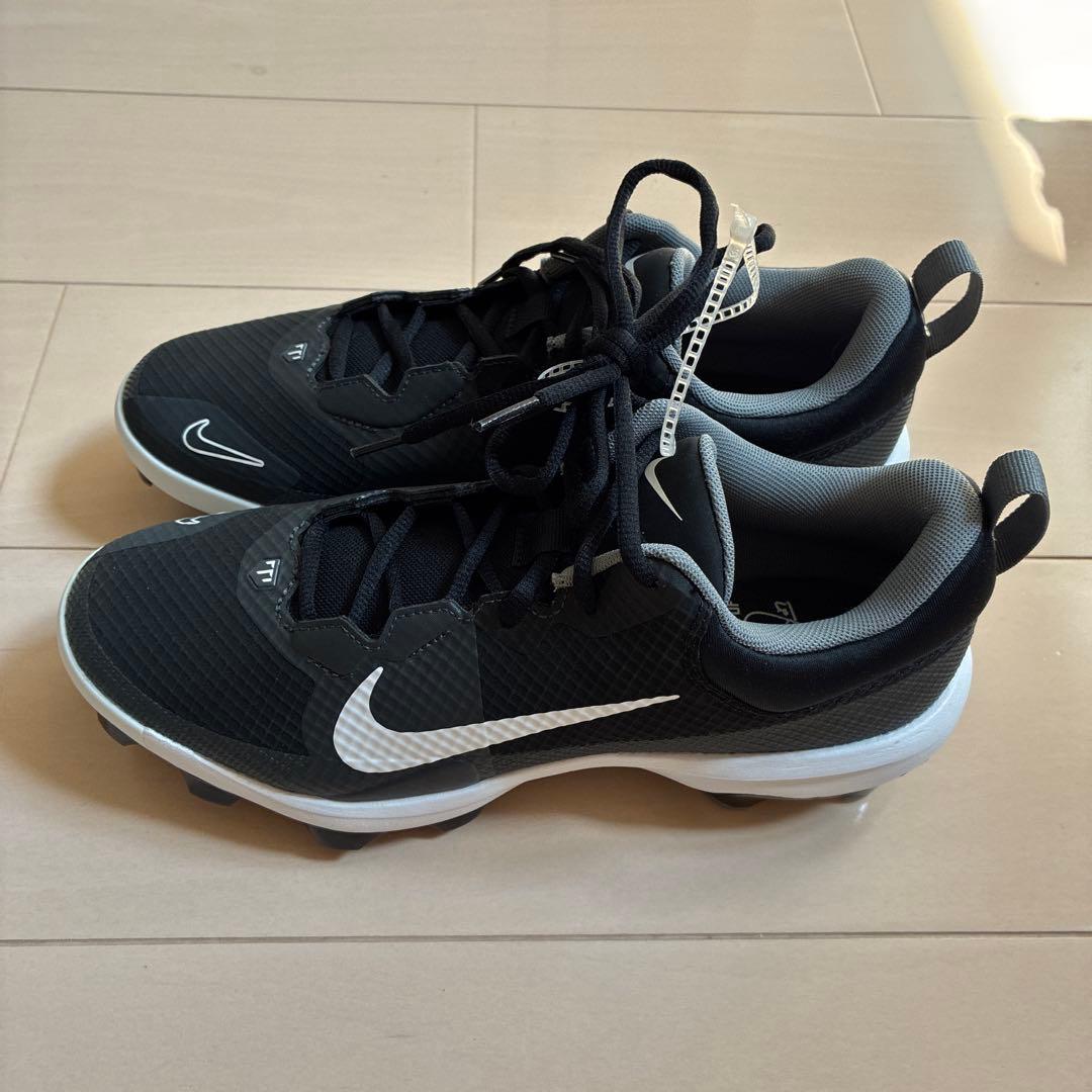 ★アイシールド22　Nike トラウト9 スパイク　ブラック/グレー