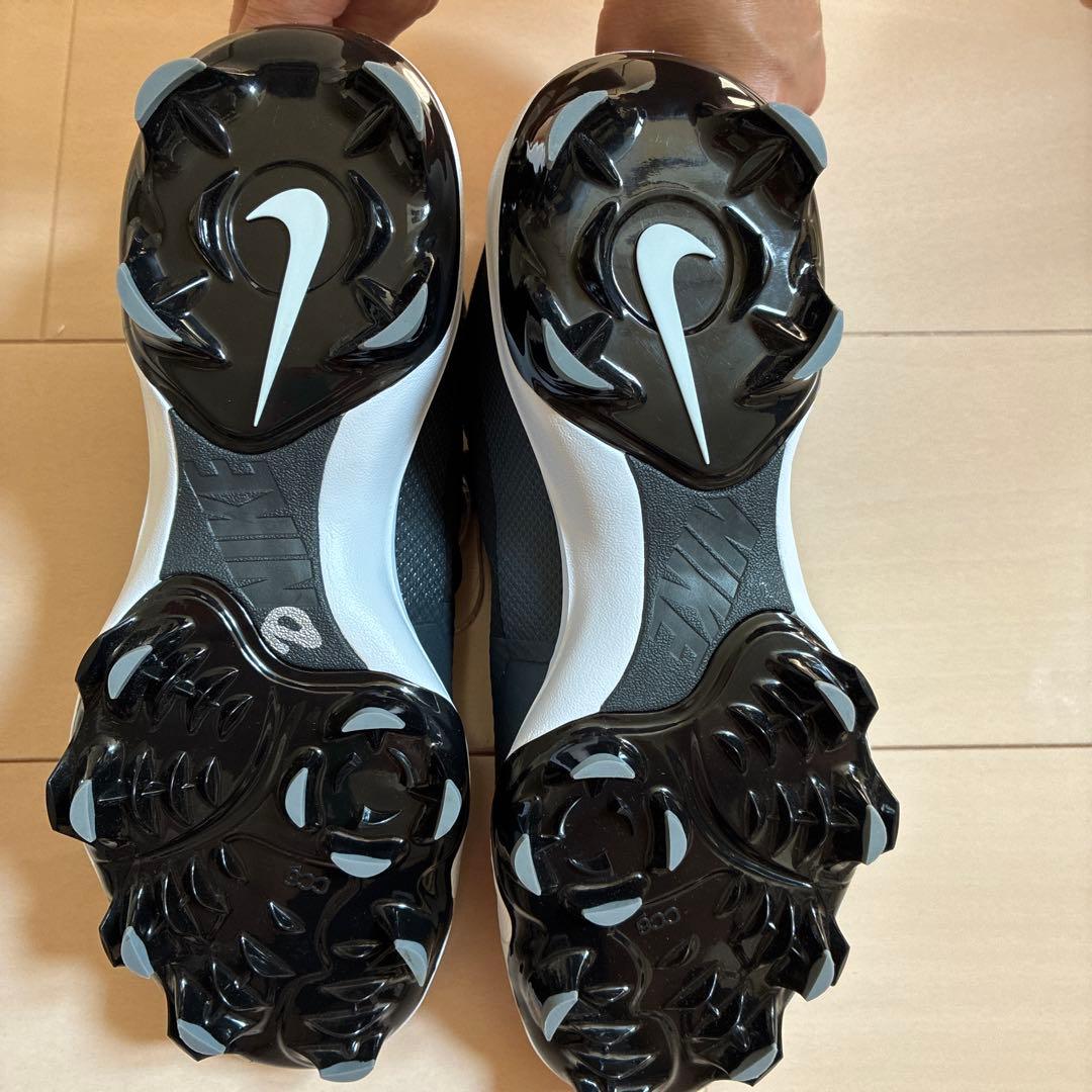 ★アイシールド22　Nike トラウト9 スパイク　ブラック/グレー