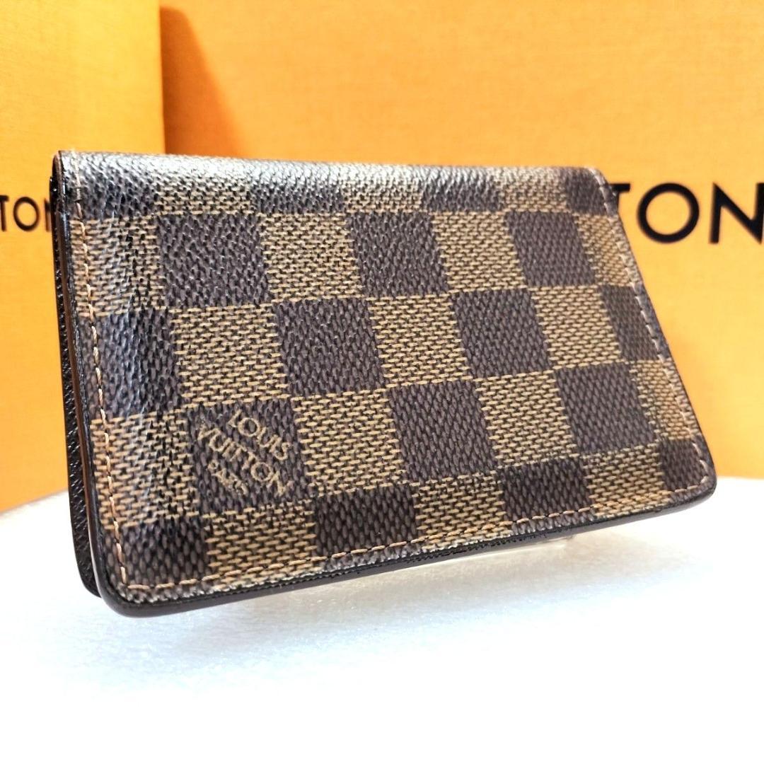ダミエ エベヌ オーガナイザードゥポッシュ 名刺入れ カードケース ルイヴィトン