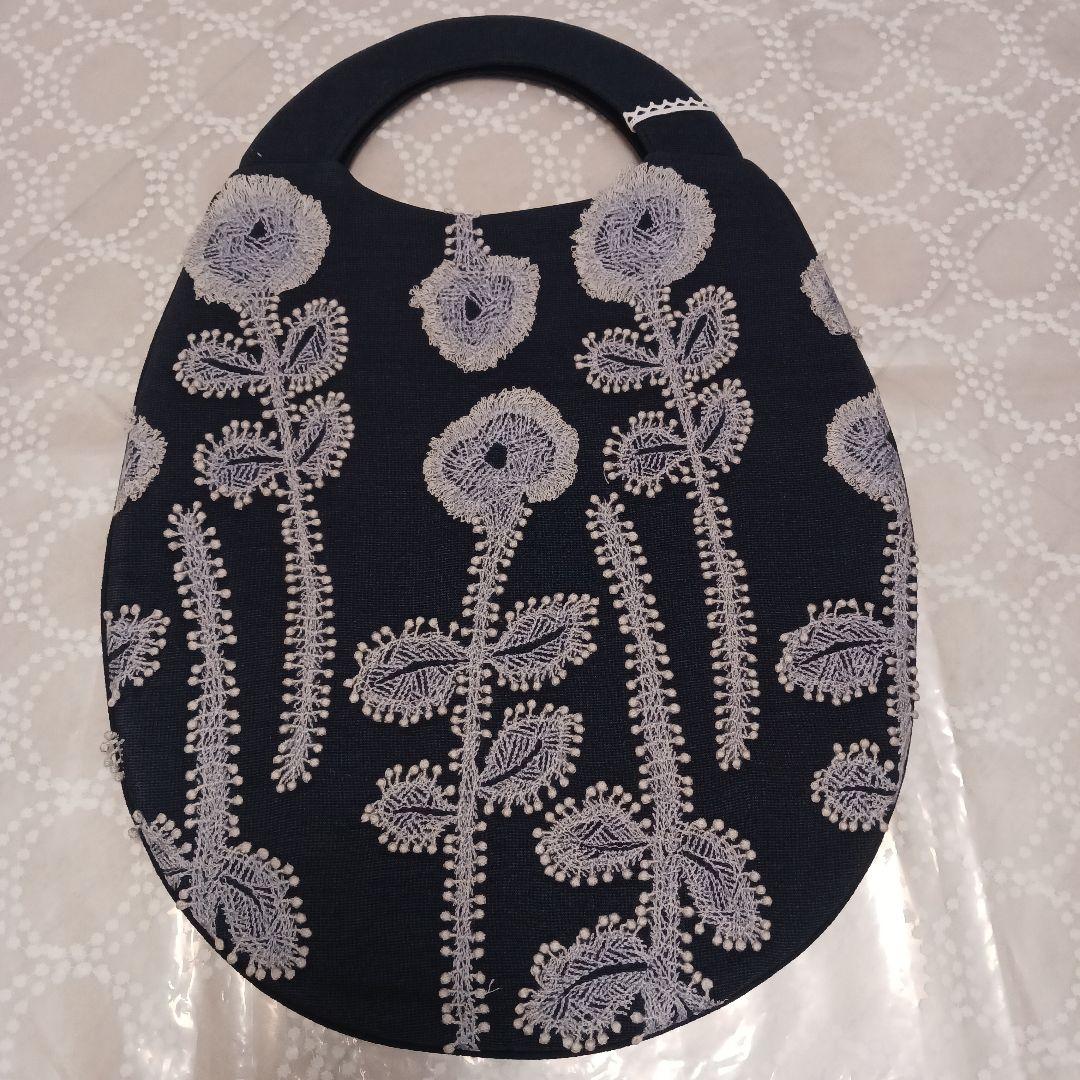 ミナペルホネン　エッグバッグ　バッグ　バック　frost garden