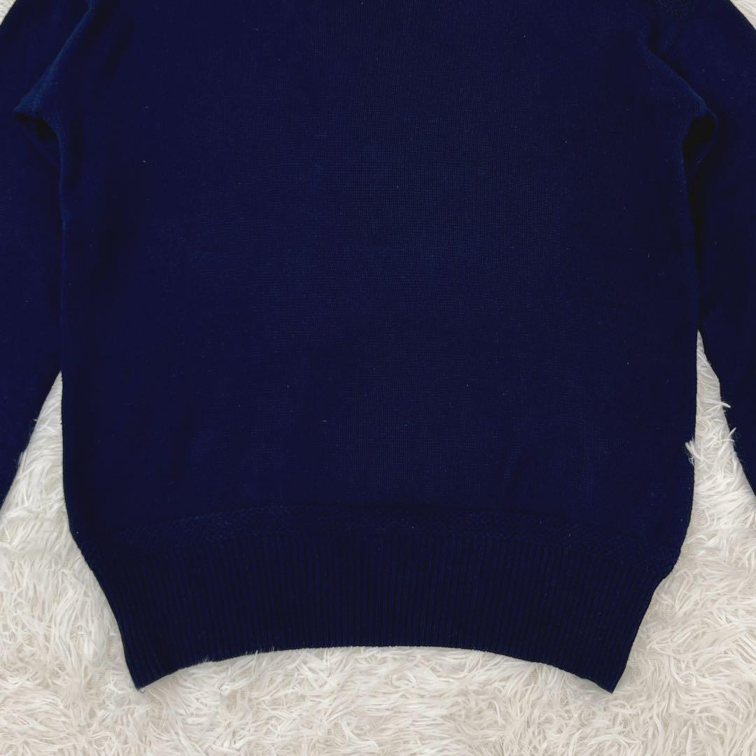 【美品】アナトミカ・長袖・ニット・セーター・US.NAVY・モックネック・M