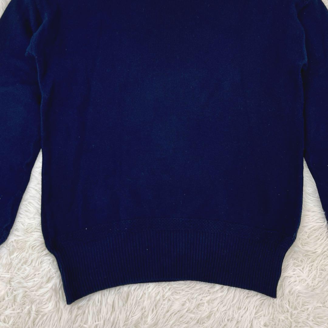 【美品】アナトミカ・長袖・ニット・セーター・US.NAVY・モックネック・M