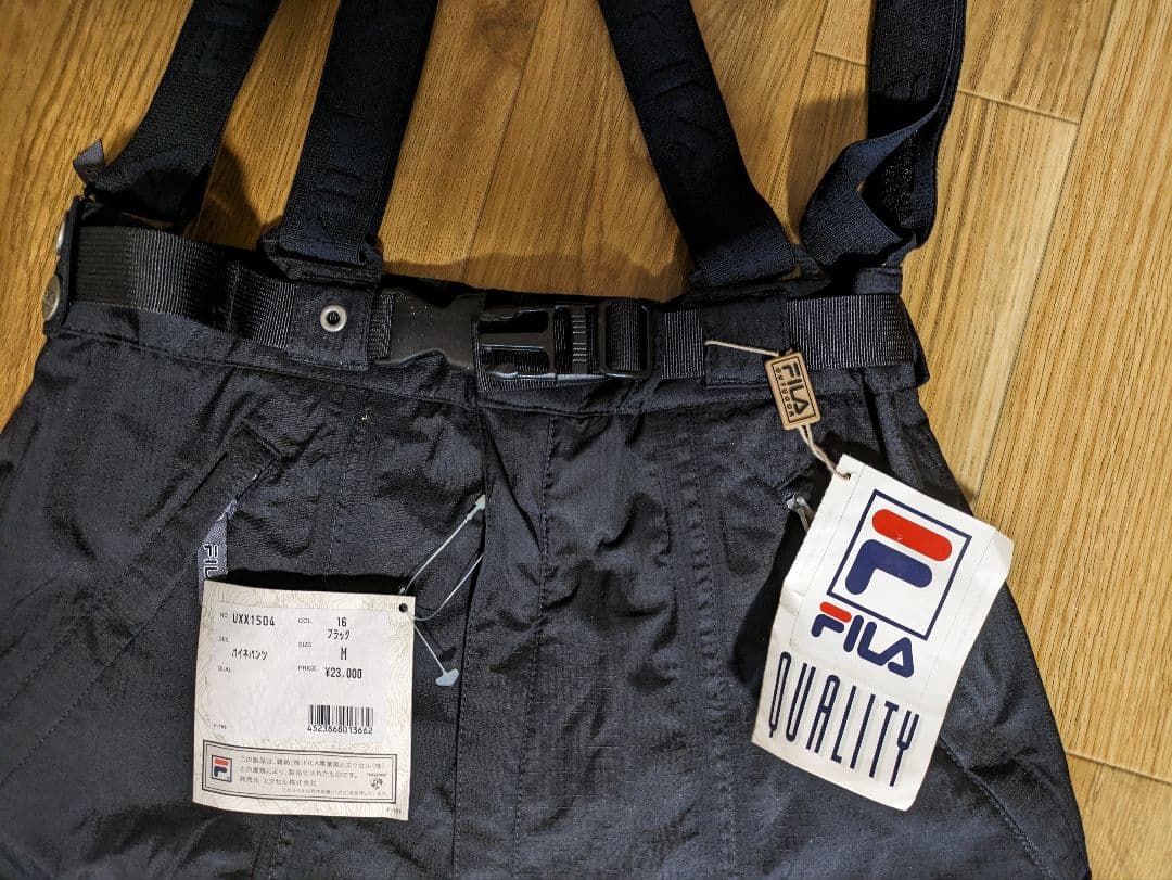 定価23,000円 未使用 タグ付き FILA スノーボードウェア 黒