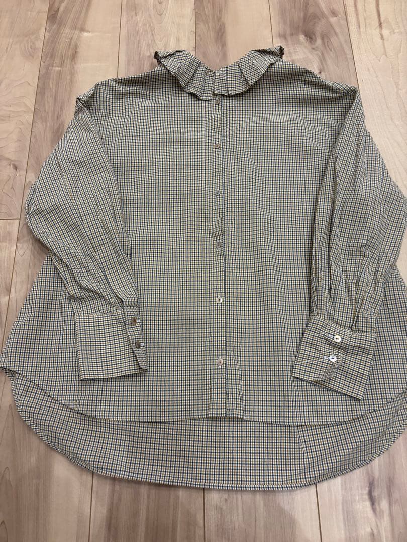 THE SHINZONE [ザ シンゾーン] コットンフリルブラウス