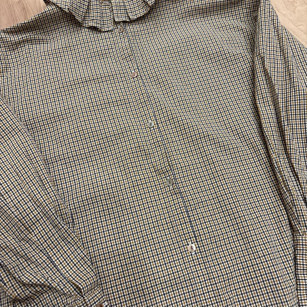 THE SHINZONE [ザ シンゾーン] コットンフリルブラウス