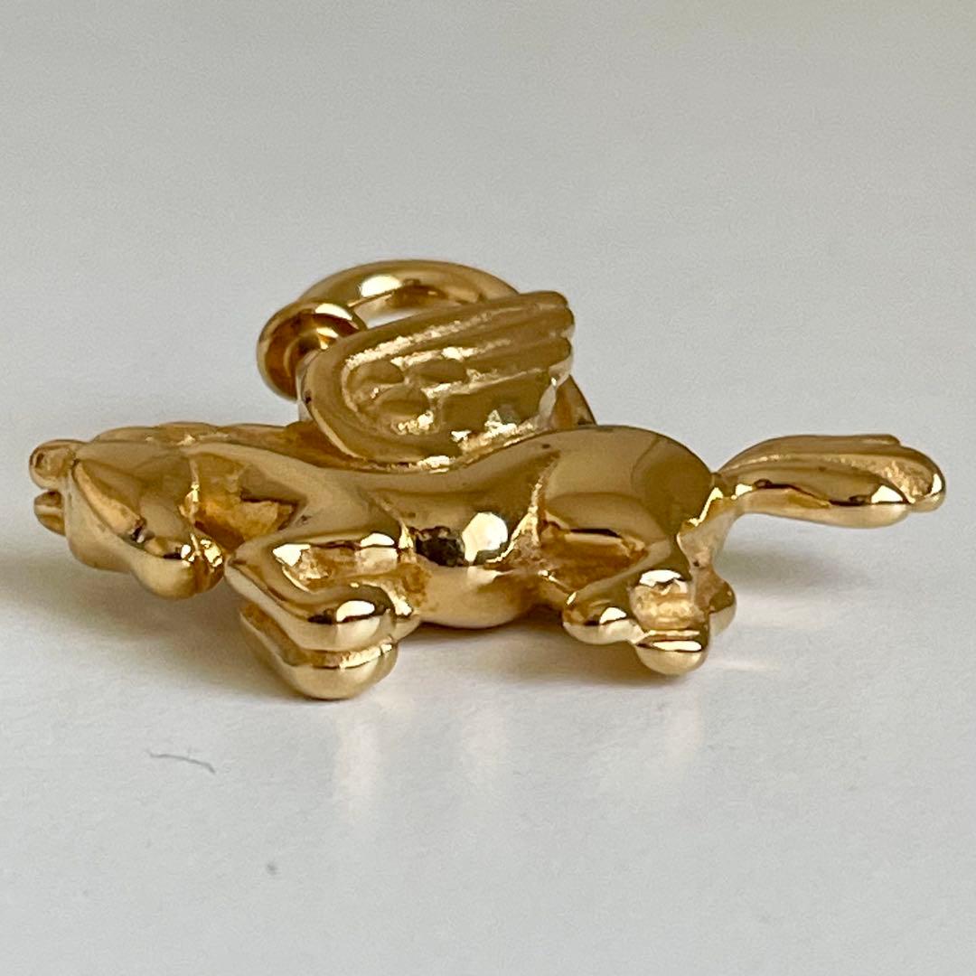 エルメス　ペガサス　カデナ　チャーム　ゴールド