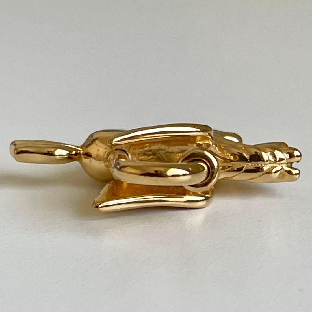 エルメス　ペガサス　カデナ　チャーム　ゴールド