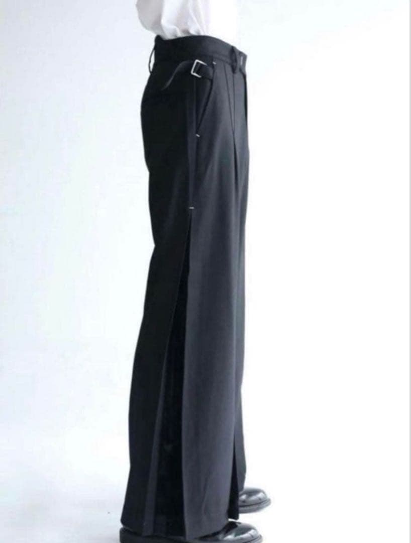 【新品】NULLUS WOOL BLEND TAILORED TROU