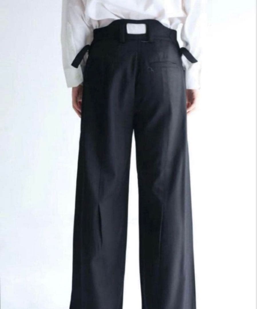 【新品】NULLUS WOOL BLEND TAILORED TROU