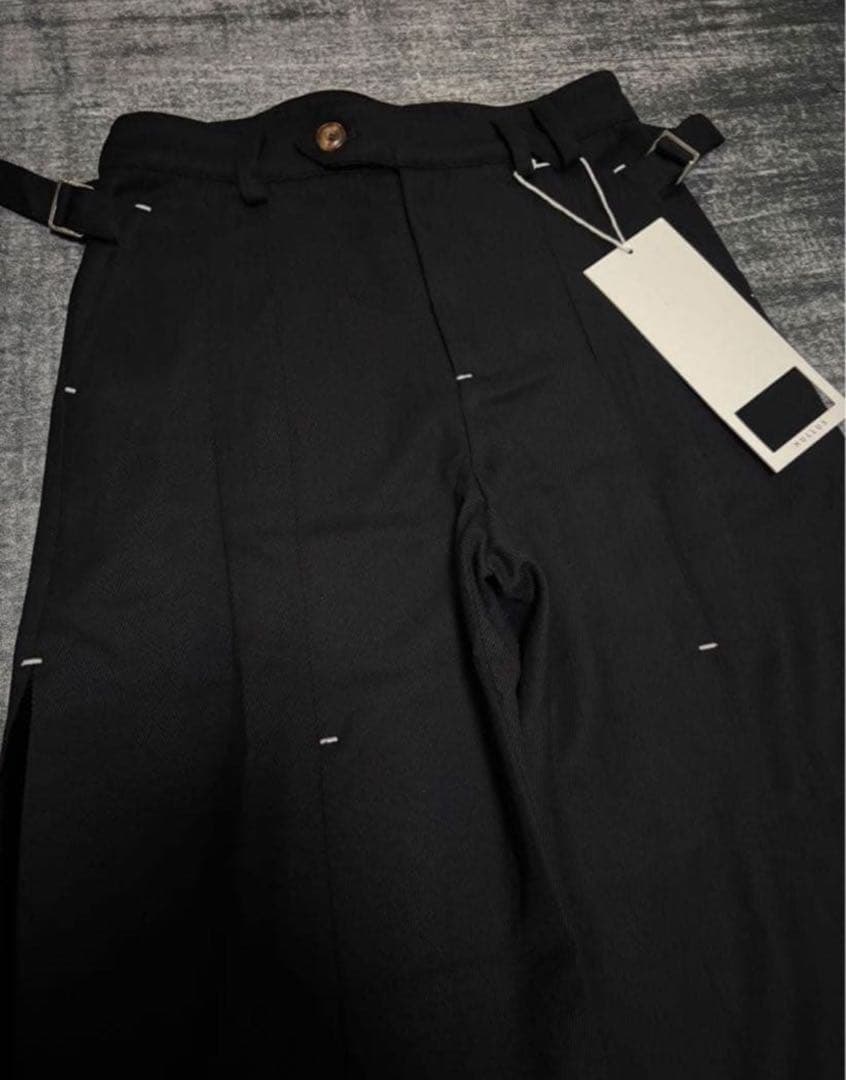 【新品】NULLUS WOOL BLEND TAILORED TROU