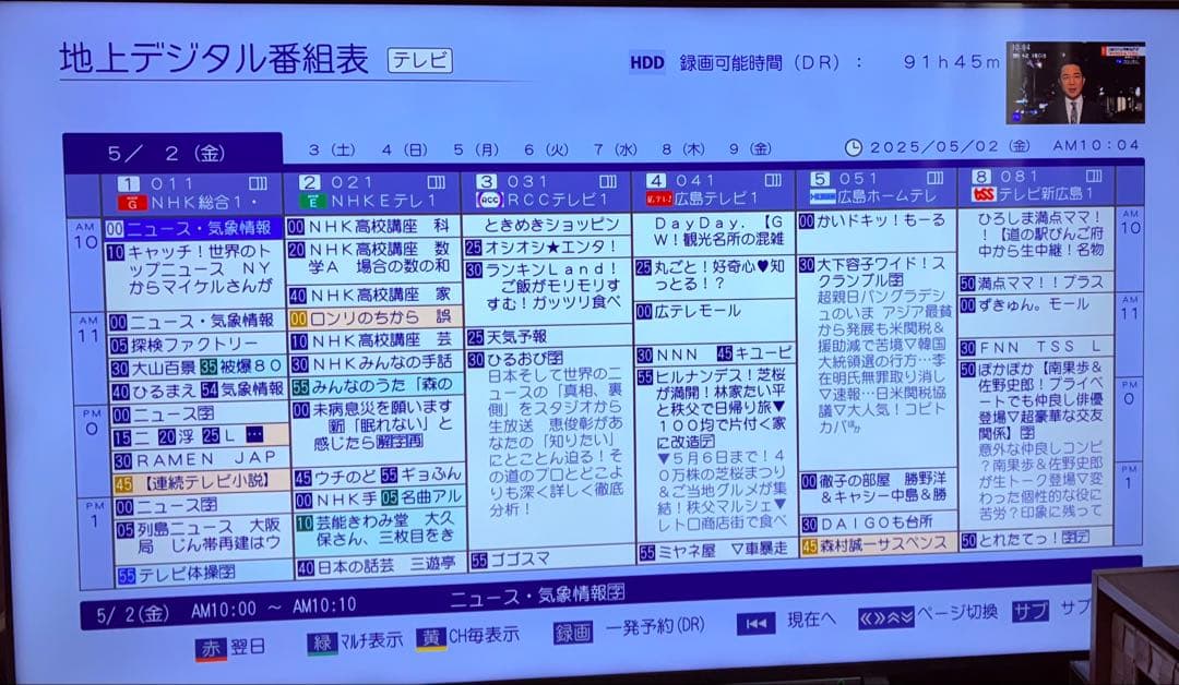 TOSHIBA DBR-T450 ブルーレイレコーダー リモコン ケーブル等付