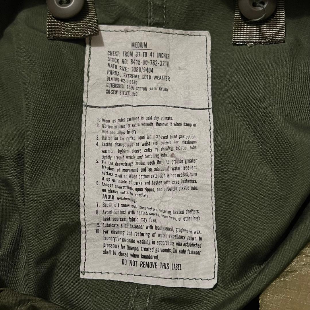 【完品】80sUS.ARMY M-65フィッシュテールパーカー/モッズコートM