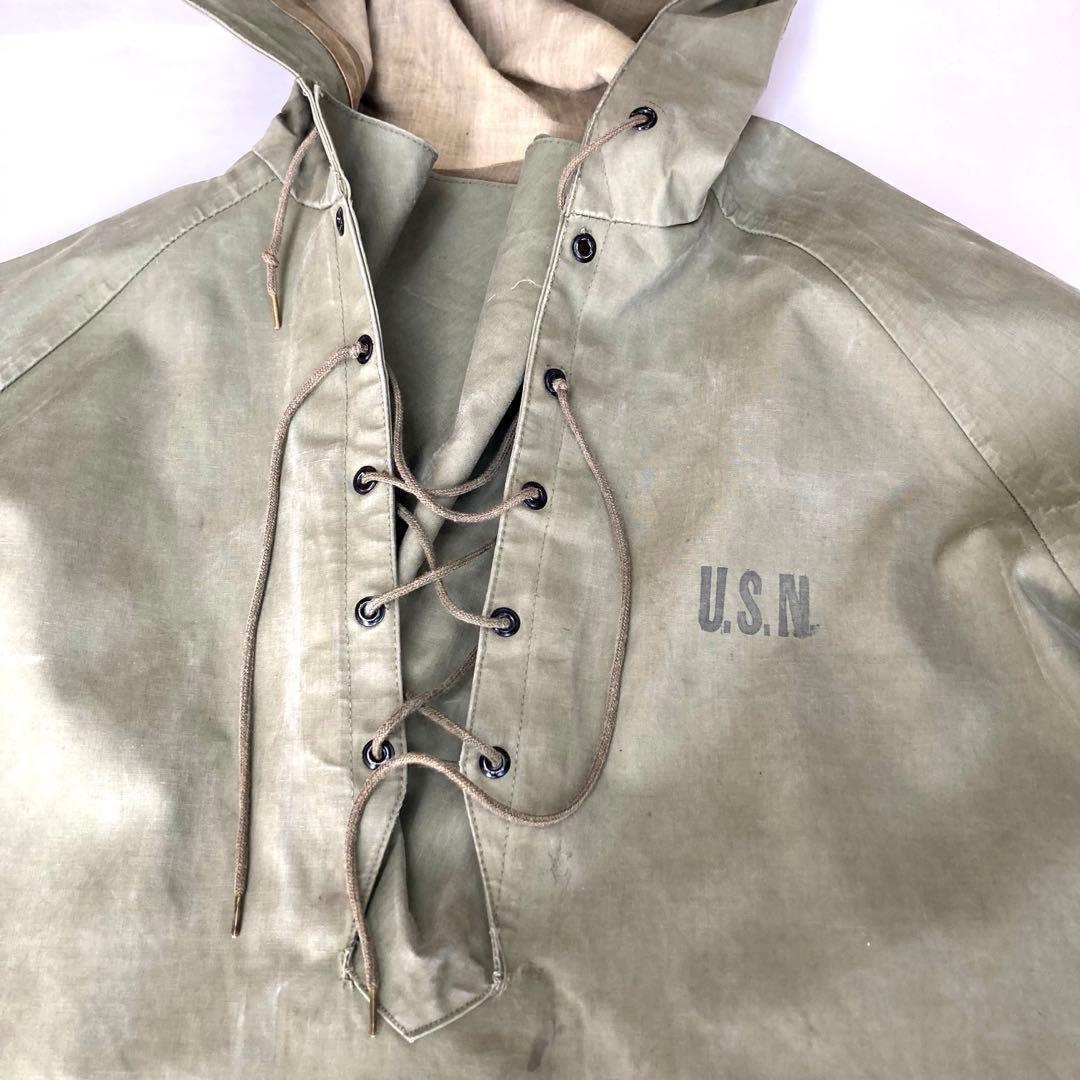 US NAVY N-2 デッキレインパーカー torovintage