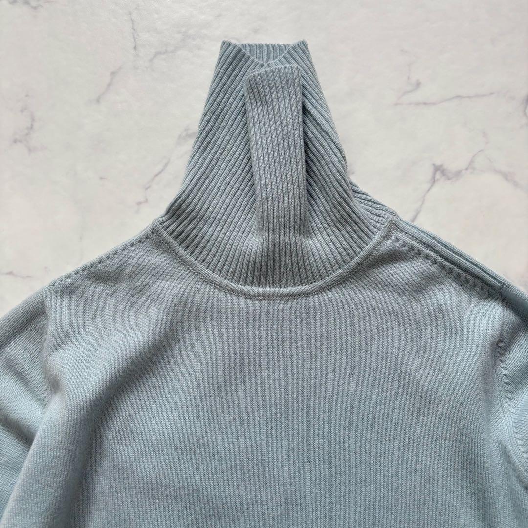 極美品 ロロピアーナ カシミヤ100% タートル ニット 46