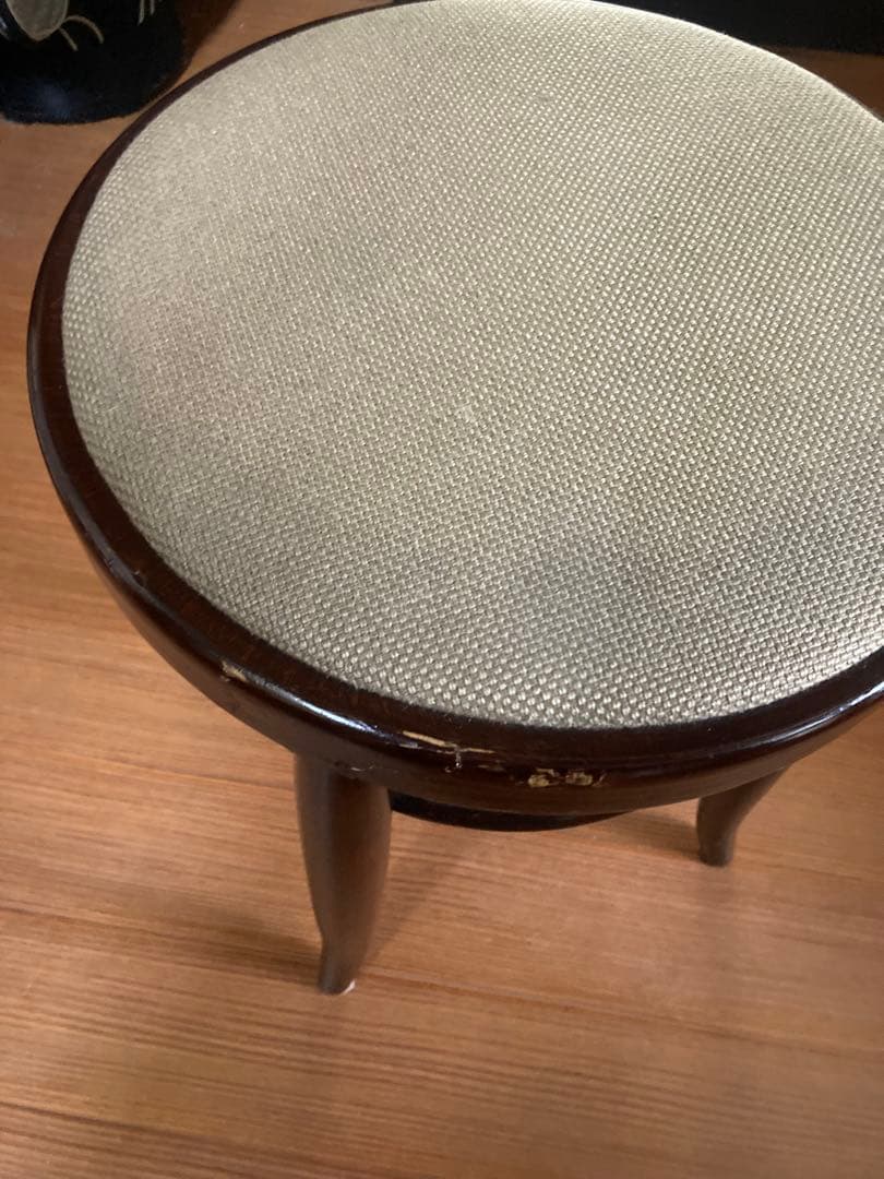 希少 ヴィンテージ レトロ 古い椅子 秋田木工 スツール 木製スツール