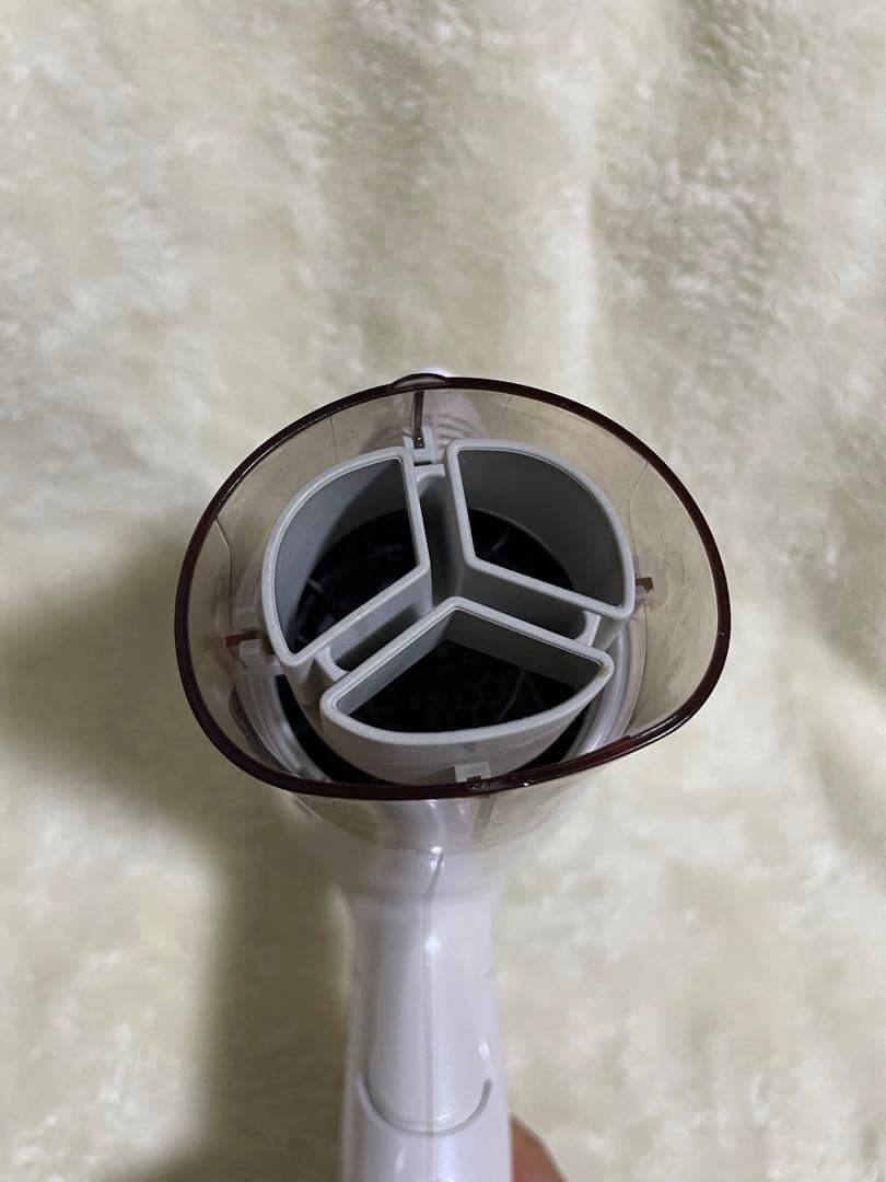 ドライヤー ゼンケン 電磁波低減 ヘアードライヤー ホワイト ZD-1000w