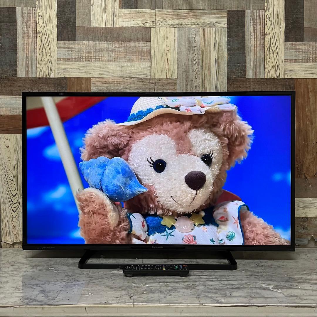 即日受渡❣️全国送料込Panasonic43型液晶テレビ外付けHDD録画対応