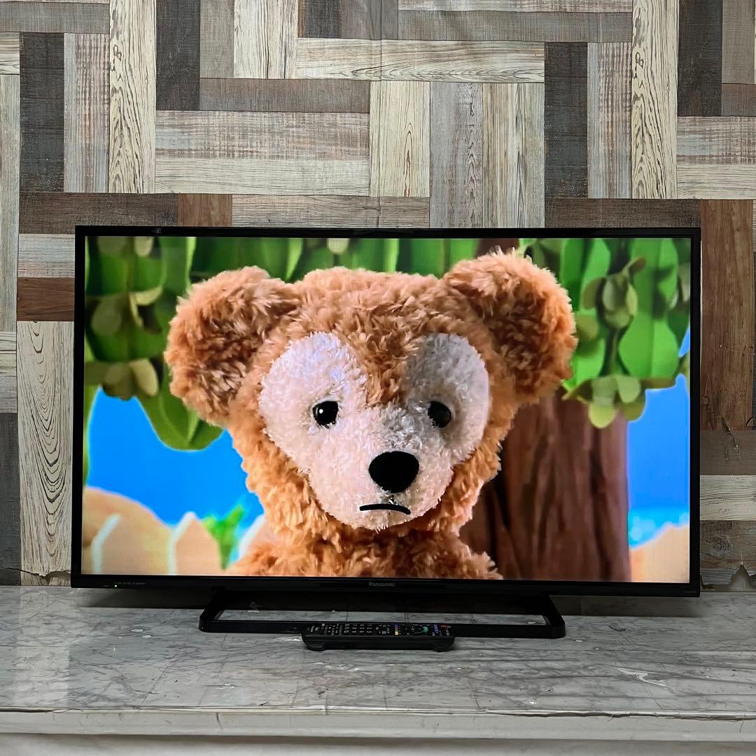 即日受渡❣️全国送料込Panasonic43型液晶テレビ外付けHDD録画対応