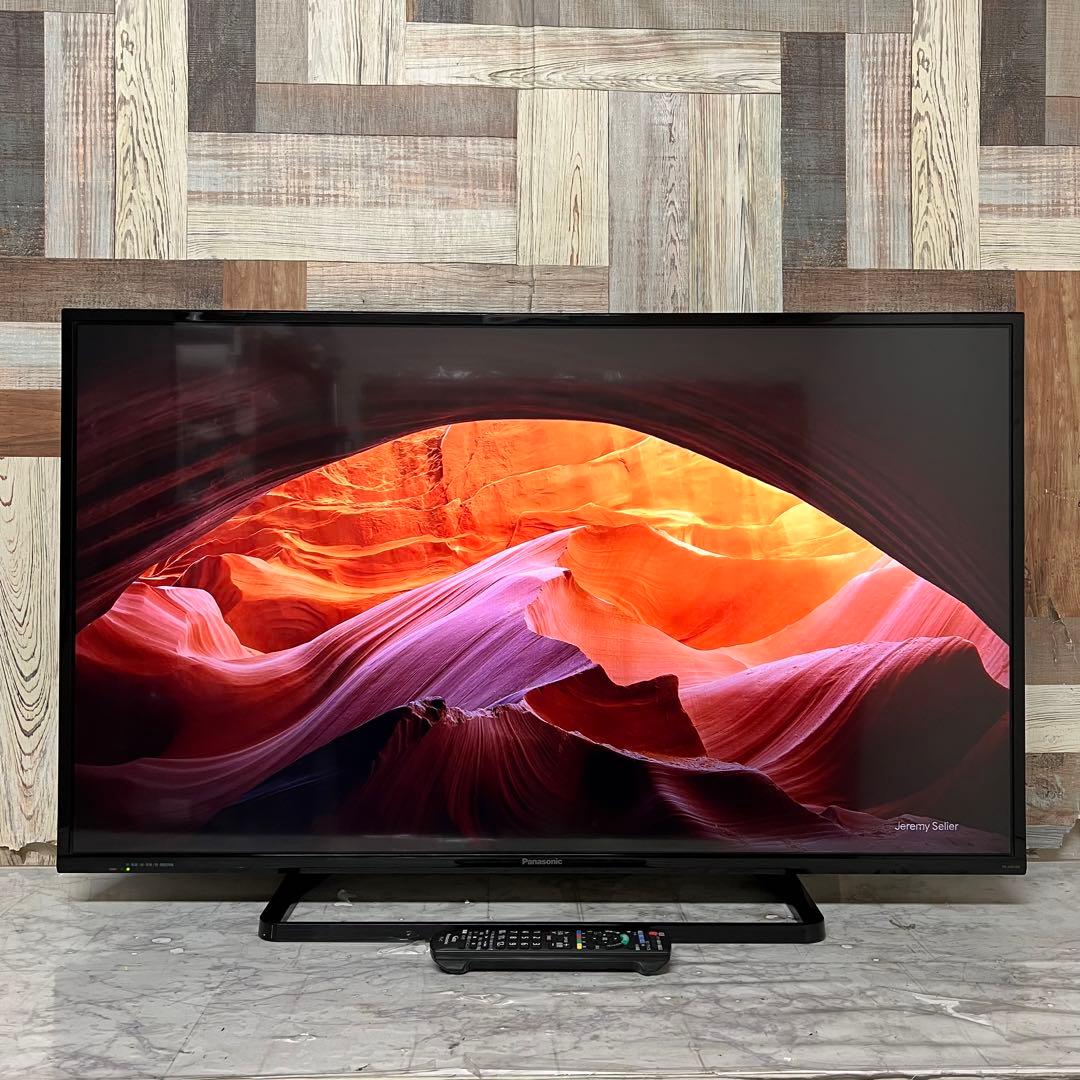 即日受渡❣️全国送料込Panasonic43型液晶テレビ外付けHDD録画対応