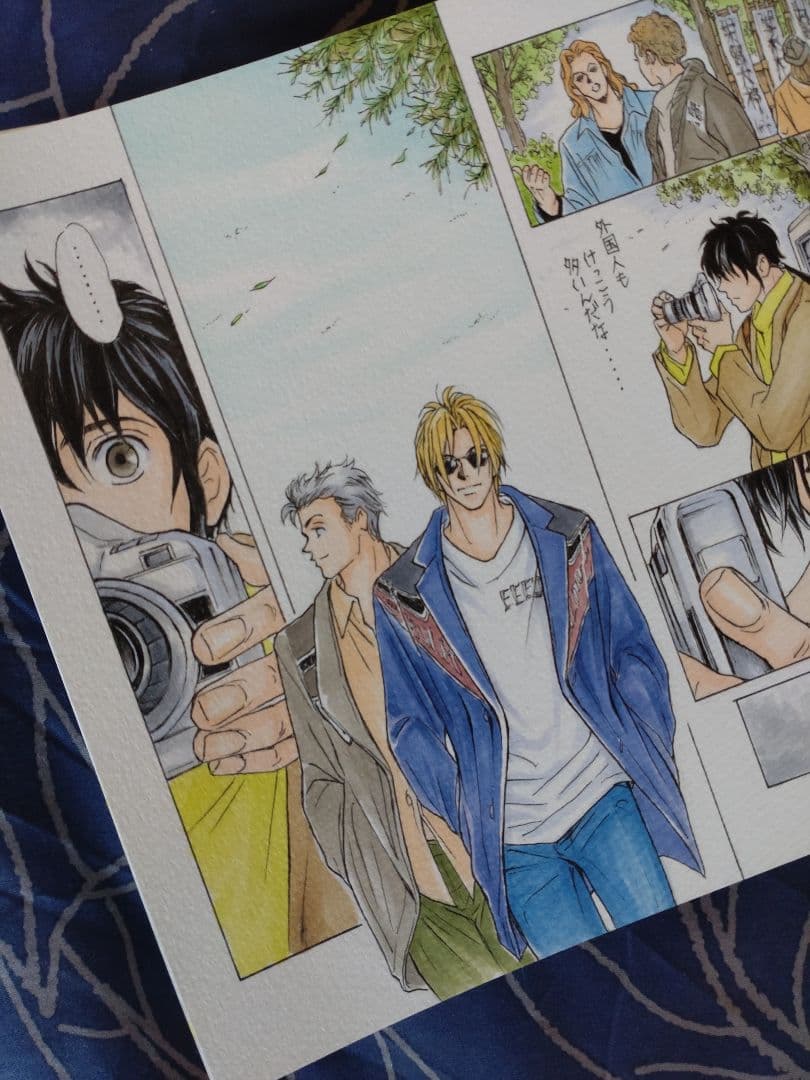 【白蓮】手描きイラスト『BANANA-FISH』SECOND STORY