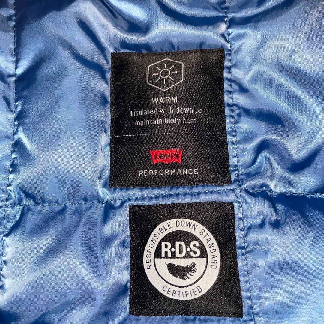 Levi's ダークブルー デニムジャケット　ダウンベスト付き