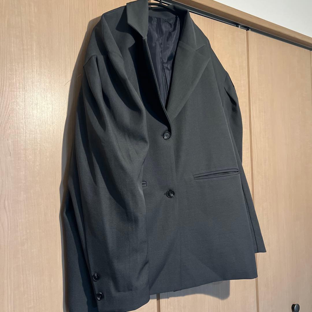 新品未使用…CLORE Drop Puff Jacket グレー オーバーサイズ