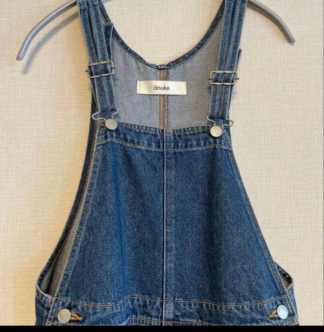 anunk デニムサロペット