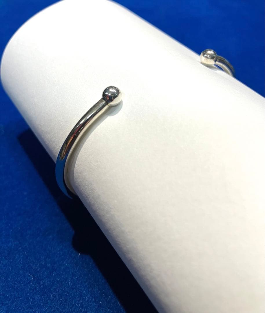 Tiffany & Co. ティファニー シルバー925 K18 YGバングル