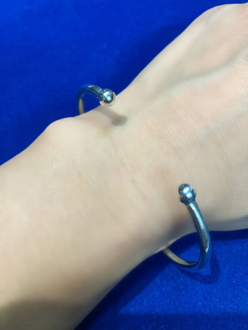 Tiffany & Co. ティファニー シルバー925 K18 YGバングル